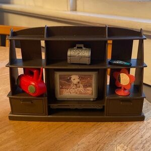 Keenway My Happy Family Dollhouse TV Stand 7”